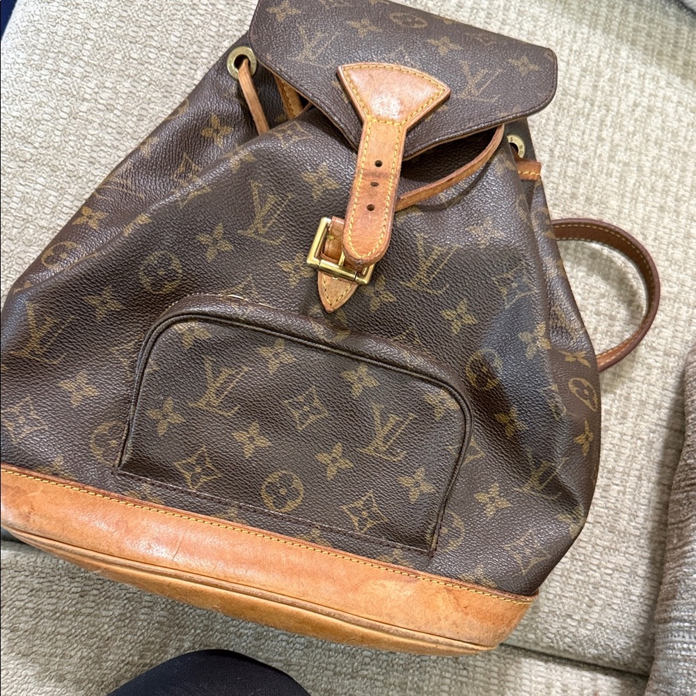 Luxury Brown Monogram Backpack